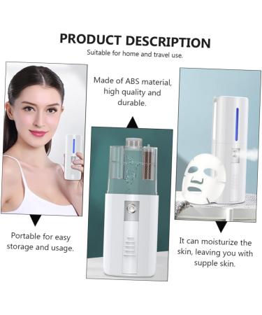 Mikinona 1pc Hydrating Instrument Cool Mist Sprayer Air Humidifier Moisturizer Abs Moisturizing White - Buy Online on GoSupps.com