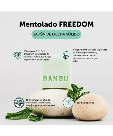 BANBU Freedom shower gel with mint scent - Buy Online on GoSupps.com