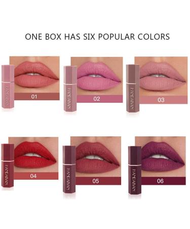 Eyret 6Pcs Matte Lipstick Set - Long Lasting Nude Lipsticks for Women and Girls | High Pigmented Velvet Finish | Party Rave Makeup Gift - Buy Online on GoSupps.com