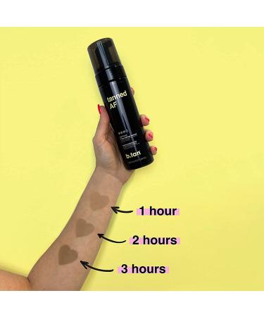 b.tan Ultra Dark Self Tanner Kit | Vegan, Cruelty-Free Mini Mousse & Mitt - Get Tanned Fast! - Buy Online on GoSupps.com