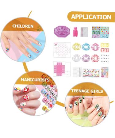 Beaupretty 2 Sets Children's Nail Art Toys Nail Tool Kit Girls Nail Polish Kids Fake Nails Kids Nail Kit Makeup Kit Nail Decoration Nails Kit Manicure Toddler Plastic Birthday Present - Buy Online on GoSupps.com