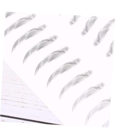 Balacoo 2 Pairs Stickers Waterproof Imitation Eyebrow Transfer Stickers Bionic 6d Eyebrow Stickers - Buy Online on GoSupps.com