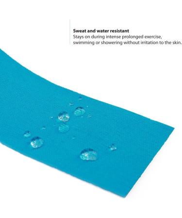 3-Pack Kinesiology Tape Pro Athletic Sports - Knee Ankle Muscle Support - Dynamic Physical Therapy - Breathable Waterproof Cotton - 2in x 16.4ft Roll - Buy Online on GoSupps.com
