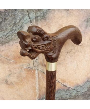 WoodeCane Solid Walking Stick WoodeCane Wenge Faucet Crutches Seniors Cane Walking Stick for The Elderly Caddy Rosewood Walker for Elderly Run forward - Buy Online on GoSupps.com