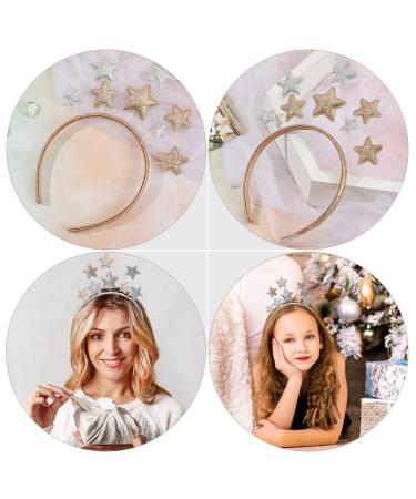 Lurrose Glitter Star Headband - 2 Pack Party Hair Accessories for Kids | Perfect for New Year's & Birthday Celebrations - Buy Online on GoSupps.com