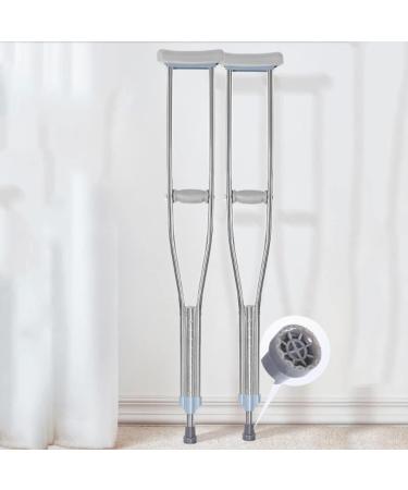 Aluminum Underarm Crutches Adjustable Adult Crutches for Walking Lightweight Medical Accessories Non-Slip Walking Stick Anniversary Lucky Star - Buy Online on GoSupps.com