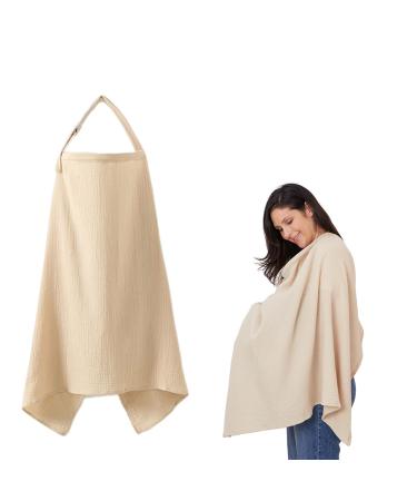 Breastfeeding Cover Nursing Cover Breastfeeding Cotton Soft Breathable Breastfeeding Cover Up Breast Feeding Cover for Mum Breastfeeding Lightweight Breastfeeding Shawl for Outdoor