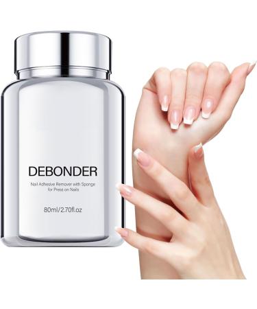 Nail adhesive remover advanced removal 80 ml multifunctional gel glue remover optimized cleaning process precise formula for fingernails and toenails use - Buy Online on GoSupps.com