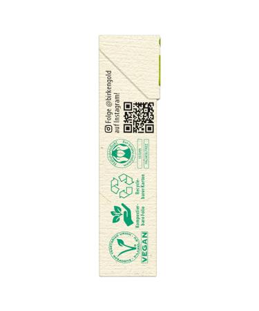 BIRKENGOLD Nature Disch Calition Chumpory - Peppermint Plastic-Free Sugar-Free 12x28g - Certified Natural Cosmetics - Buy Now! - Buy Online on GoSupps.com