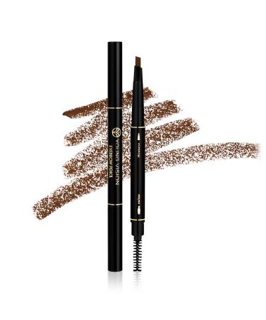 Eyebrow Pencil Eyebrow Retractable Definer Pencil, Eyebrow Stylist Shape and Fill Eyebrows, Professional Eye Makeup (05 Dark Brown)