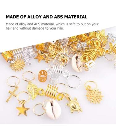 Beaupretty Hair Cuffs Hair Braids Beads 238 Pieces Dreadlocks Jewelry Dreadlocks Rings Hair Braids Bead Hair Extension Ring Braids Hair Accessories African Ornaments Beads for Hair Braids - Buy Online on GoSupps.com