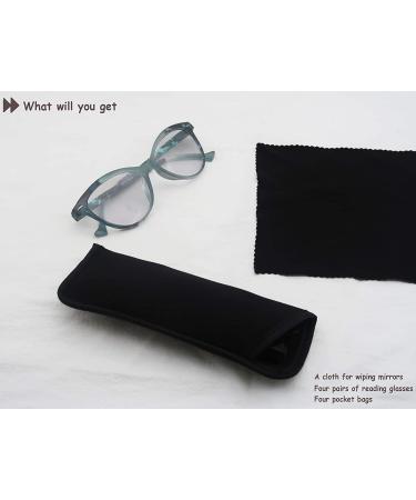 HEEYYOK Women Cateye Reading Glasses 4-Pack - 2.75 Strength - Comfort Spring Hinge - Mix Color - 4 Pack - Buy Online on GoSupps.com