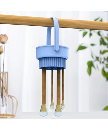 Makeup Brush Cleaner Bowl Brush Cleaning Bowl Cosmetic Brush Cleaning Basin Makeup Brush Washing Bowl Brush Scrubber Bowl Makeup Brush Rinse Bowl Brush Cleansing Bowl Makeup Brush Spa Blue - Buy Online on GoSupps.com