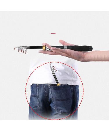 Cocoarm 1.2m Telescopic Fishing Rod - Portable Short Pole for Sea & Ice Fishing | Ideal for Saltwater & Freshwater Adventures - Buy Online on GoSupps.com