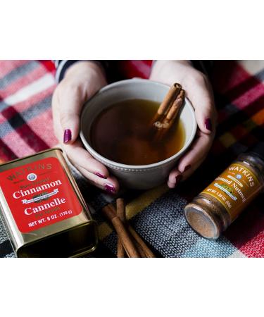 Watkins Pure Ground Cinnamon - 6 oz Gourmet Spice Tin | Premium Flavor - Buy Online on GoSupps.com