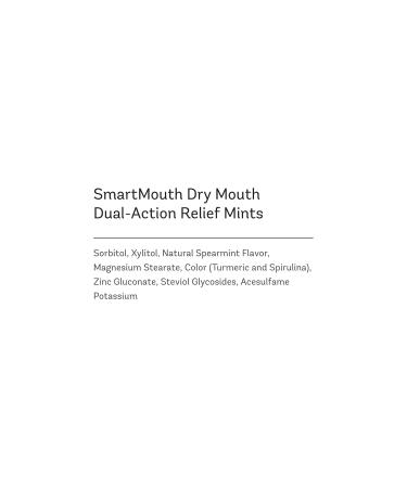 Buy SmartMouth Dry Mouth Dual-Action Mints - Sugar-Free Breath Mints 50 Count (8 Pack) - Refreshing Mellow Mint for International Shipping - Buy Online on GoSupps.com