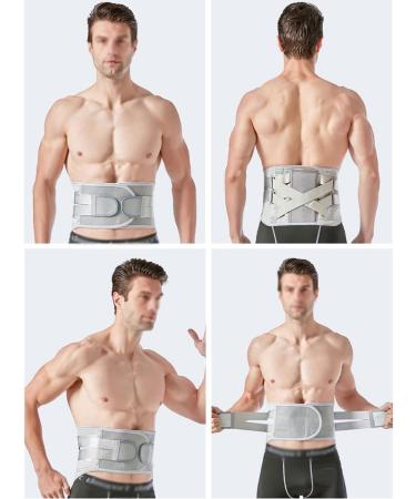 Back Support Belt for Lumbar Pain Relief - Adjustable Breathable Mesh XL/XXL | Ideal for Sciatica Scoliosis & Intervertebral Disc Support - Buy Online on GoSupps.com