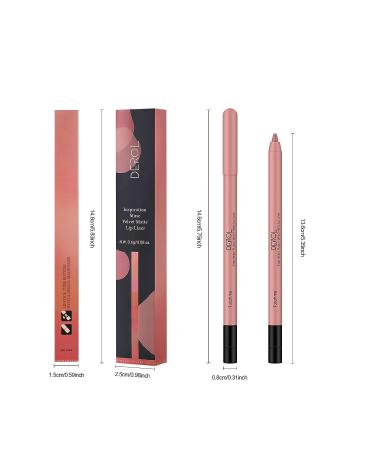 FREEORR Creamy Lip Liner Pencil - Long Lasting Matte Formula with Sharpener - Buy Online on GoSupps.com