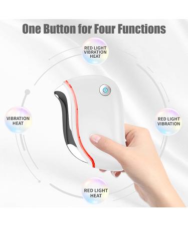 Aikertec 4-in-1 Electric Gua Sha Tool - Multi-Function Face Massager for Deep Treatment Double Chin and Skin Awakening - Buy Online on GoSupps.com