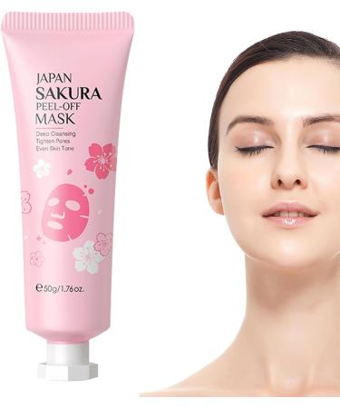  G n rique 50G Peel-Off Mask - Deep Cleansing and Oil Control | Hydrating Facial Mask with Cherry Blossom Extract | Pore Cleansing Impurity Removal and Quick Treatment - Buy Online on GoSupps.com