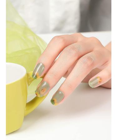 Kalolary 20PCS Sunflower Gel Nail Wrap Strips | Waterproof Adhesive Nail Art Stickers with Tools | Long-Lasting Full Nail Wraps | UV/LED Lamp Required - Buy Online on GoSupps.com