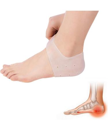 Buy Foot Care Socks with Silicone Gel | Moisture & Heel Protection for Dry Cracked Feet | Pain Relief Sleeves - Buy Online on GoSupps.com