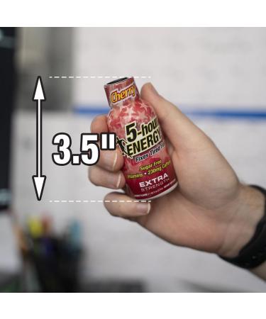 5-hour ENERGY Extra Strength Shots Cherry Flavor 1.93 oz. 30 Count (30 Bottles Single Flavor Cherry) Cherry 30 Bottles Single Flavor - Buy Online on GoSupps.com
