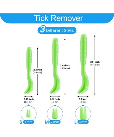 Tick Remover Tool Set for Dogs, Cats, Humans & Children - 7PCS Red Set - Buy Online on GoSupps.com