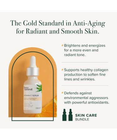 InstaNatural Day & Night Skin Duo - Age Defying Serum Kit (2 x 1 oz Bottles) - Buy Online on GoSupps.com