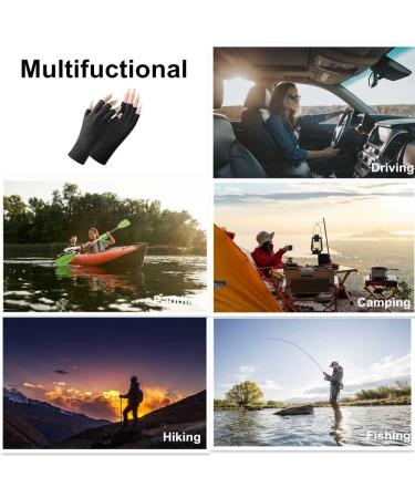 Anti UV Gloves for Nail Lamp Light Skin Care Fingerless Gloves for Protecting Hands from The Sun and Nails UV Light White - Buy Online on GoSupps.com