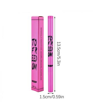 Smudge Proof Micro Tip Liquid Eyebrow Pencil - Dark Coffee | Waterproof Long Lasting Natural Brow Tint Makeup - 0.10 Fl Oz - Buy Online on GoSupps.com