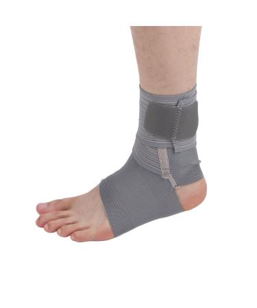 Milltrip Ankle Brace for Sprained Ankle Brace Grey Nylon Compression Sprain Ankle Guard Foot Guard Bandage