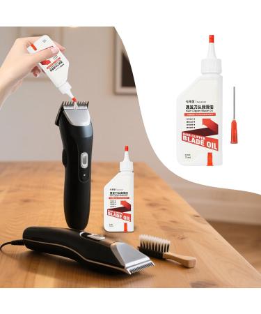  Raypontia Hair Clipper Oil - Long-Lasting Lubricating Oil for Hair Clippers 75ml | Anti-Rust Liquid for Cleaning Blades Scissors Beard Trimmer Men's Garage - Buy Online on GoSupps.com