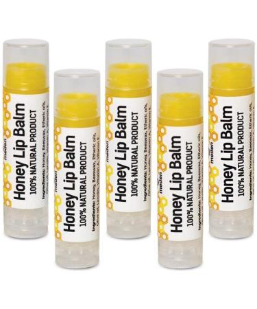 Pchelna Farmaraya 100 natural lip balm pure honey 5 g pack of 5 - Buy Online on GoSupps.com