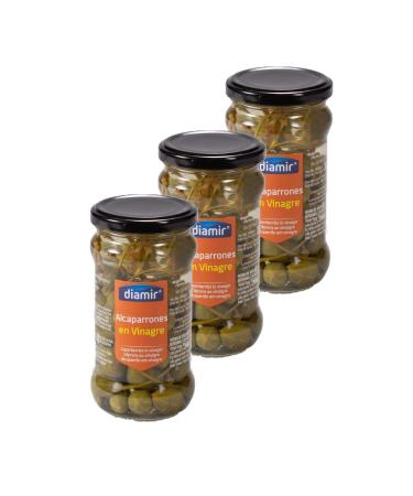 Lot 3x Caper in vinegar - Jar 300g
