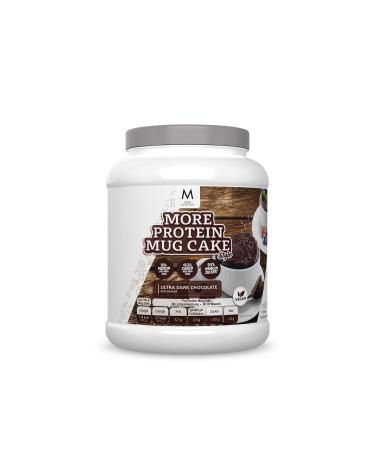 MORE NUTRITION Protein Mug Cake 455g Ultra Dark Chocolate baking mix for a mug cake with chocolate pieces