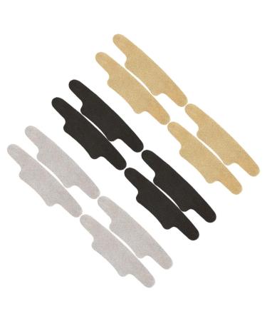 Beaupretty 6 Pairs Anti-wear Foot Stickers Heel Stickers Heel Grips Shoe Pads Heel Support Inserts High Heel Cushion Inserts Heel Cushions Pad Shoe Stickers Soft Half Size Pad Cowhide Suede