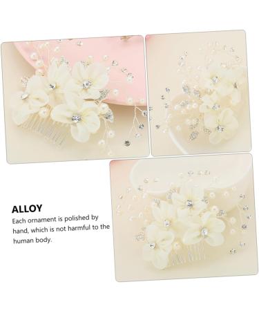 DOITOOL Hair Style 1 Pc Hair Comb Pearl Alloy Props Bride Hairdo - Buy Online on GoSupps.com