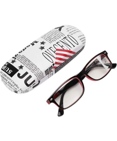 Retro Multifocal Reading Glasses for Visual Fatigue Relief - Presbyopic Glasses in Red | International Shipping Available - Buy Online on GoSupps.com