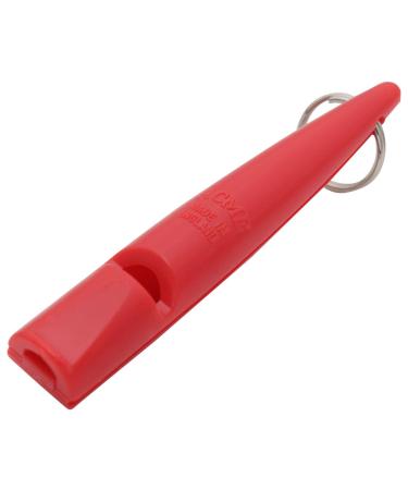 Acme dog whistle No.211.5 |Original from England |Ideal for dog training |Robust material |Standardized frequency |Loud and far -reaching |Camine Red / Kaminrot Carmin Red