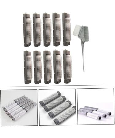 SOESFOUFU 10pcs Perm Bar Hair Root Fluffy Clip Air Volumizing Clips Hair Volume Tool Hair Pin Abs Grey - Buy Online on GoSupps.com