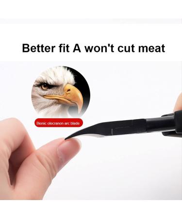 QXSJEDYCH Nail Clippers Nail Groove Special Nail Scissors Oblique Mouth Olecranon Toenails Scissors Pedicure Artifact Inlaid Nail Olecranon Nail Clipper Nails - Buy Online on GoSupps.com