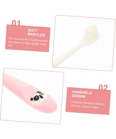 Beavorty 3-St Travel Toothbrush for Kids | Soft Bristle Training Toothbrush for Toddlers | Portable Daily Use Children's Toothbrush with Toothpaste - Buy Online on GoSupps.com