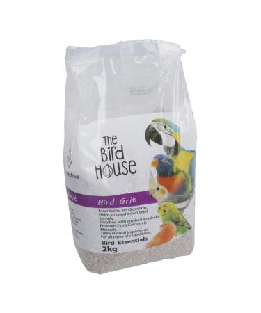 AB Tools 2KG Bird Cage Grit With Ground Oyster Calcium & Mineral Help Aid Digestion Cage Litter