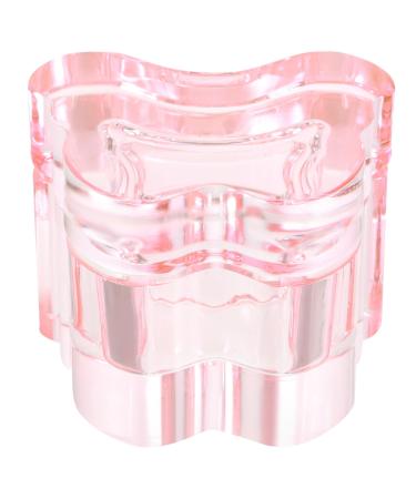 Beaupretty Glass Nail Dish for Acrylic Nails Nail Dish Cups Nail Art Accessories Acrylic Nail Dish Manicure Nail Dish Nail Art Cup Plate Cup Pen Wash Cup Bowl With Cover Manicure Tools