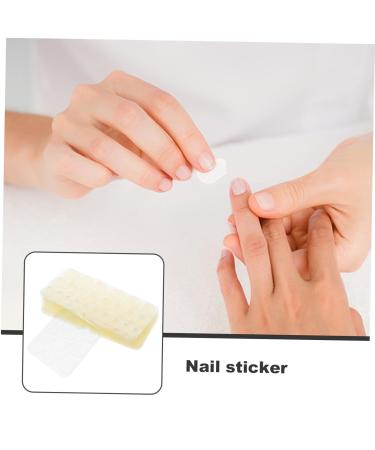 PLAFOPE 50 Sheets Nail Jelly Glue Sticky Tab For False Nails Nail Glue Tab Keywords Silica Gel Tape Double Sided Manicure - Buy Online on GoSupps.com