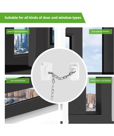 2pcs Window Safety Locks Window Restrictor Child Pet Window Locks for Upvc Windows Self Adhesive Adjustable Window Lock No Drilling for Child Pet Safety - Buy Online on GoSupps.com