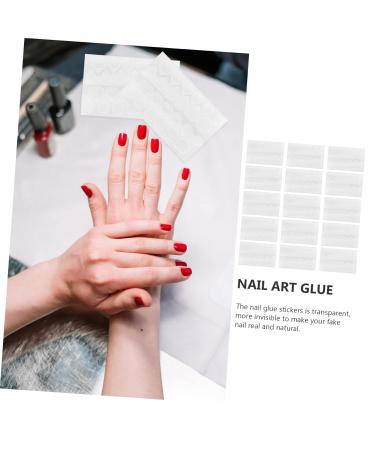 Housoutil 15sheets Nail Jelly Glue Practical Nail Glue Adhesive Nail Tip Sweatproof Nail Glue Professional Fake Nails Glue Transparent Nail Glue Fake Nail Glue Pink Manicure Tools Stickers - Buy Online on GoSupps.com