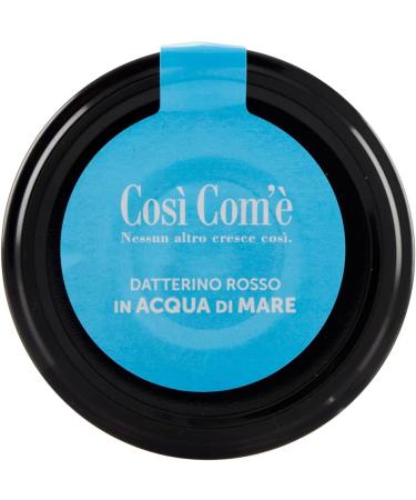 Cos Com' Datterino Rosso Set of 12 Red Tomatoes Datterino in Sea Water Italian Tomatoes 350 g Pot + Gourmet Polpa di Pomodoro Italian Box 400 g - Buy Online on GoSupps.com