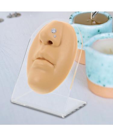 1 Set Nose Mouth Model for Piercing Practice - Fake Face Simulation for Nose and Facial Piercing Training - Buy Online on GoSupps.com